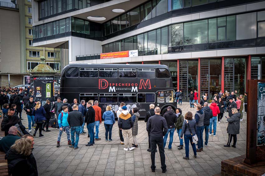 Depeche Mode Pop Up Bus Leipzig 2