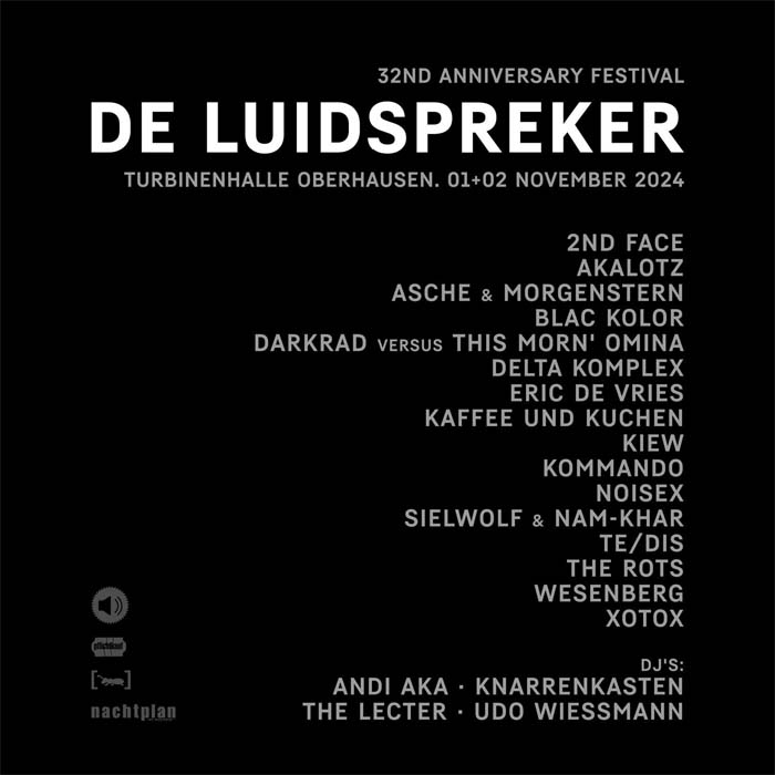 de luidspreker festival 2024 flyer