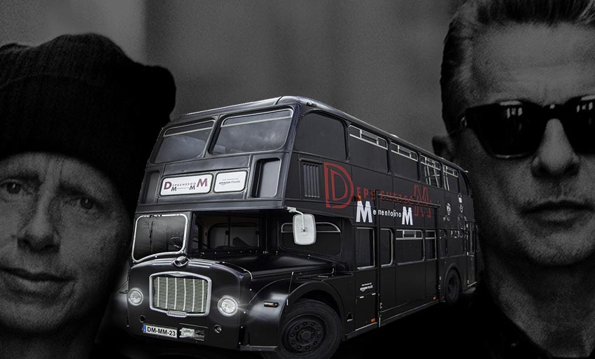 depeche mode pop-up bus