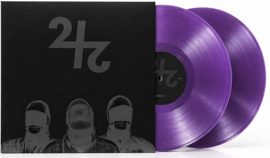front 242 black out purple vinyl